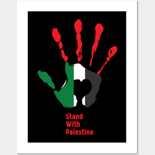 Stand with Palestine for humanity Posters and Art